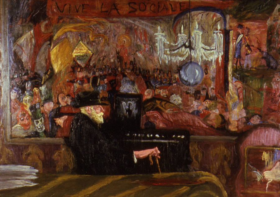 Ensor Seated before the 